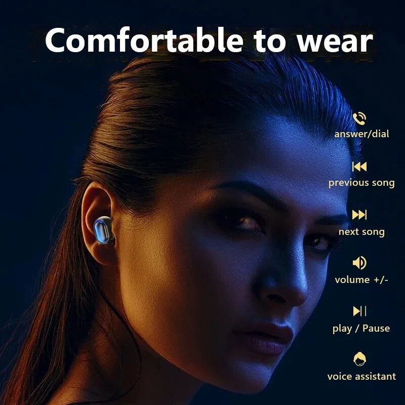 TWS Wireless Earphones HiFi Stereo 5.0 Bluetooth Earphones in-ear Handsfree Headset Earbuds With Charging Box For all Smartphone