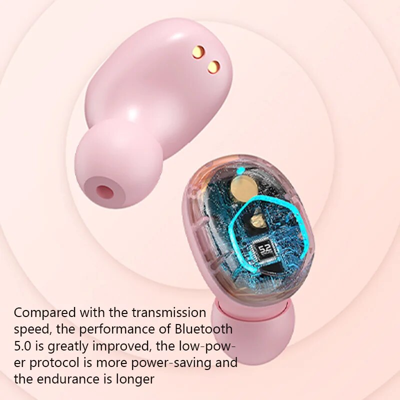 NEW M13 TWS Wireless Earbud Bluetooth 5.2 Earphone In Ear HiFi Stereo Earphone With Mic Waterproof Earplugs Bass Music Headset